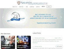 Tablet Screenshot of nalandacorporateservices.com